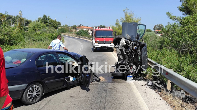 Θεσσαλονίκη: Τροχαίο με πέντε τραυματίες στη Μεταμόρφωση